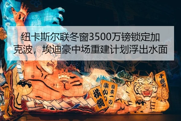 纽卡斯尔联冬窗3500万镑锁定加克波，埃迪豪中场重建计划浮出水面